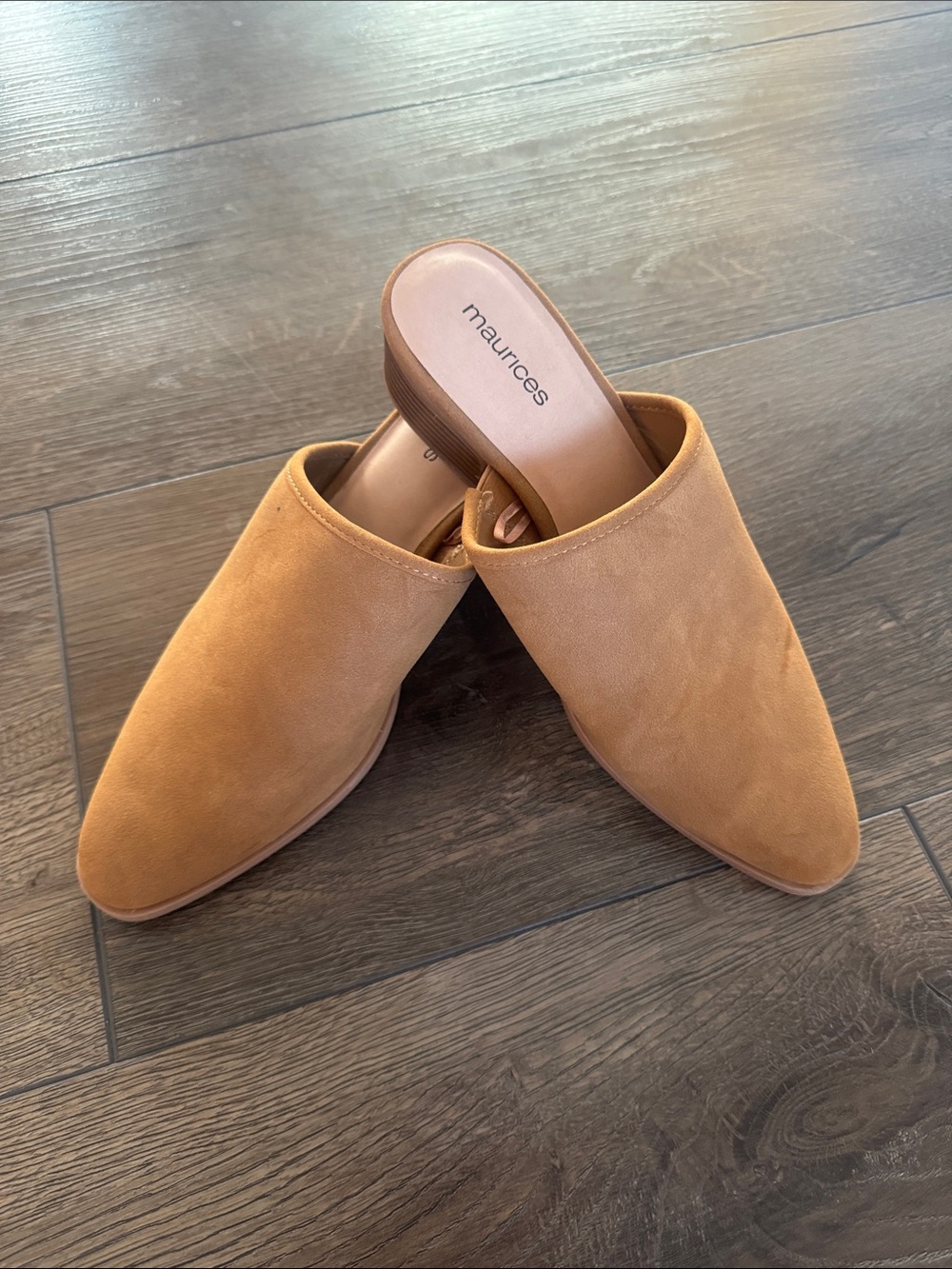 Maurices Camel/Tan Slip-On Pointed Mules